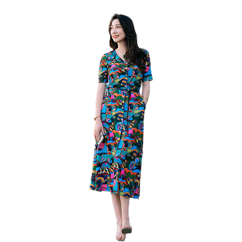 HZHJ New Original Designer Pink Charm Dress with Retro and White Appearance, High end Aristocracy