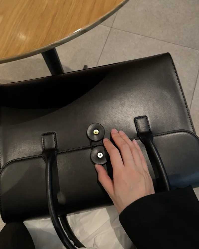 Vintage Women Laptop Briefcase 16 inches Computer Bag Business Document Organizer Ipad Totes Pu leather Ladies Handbag black W250610