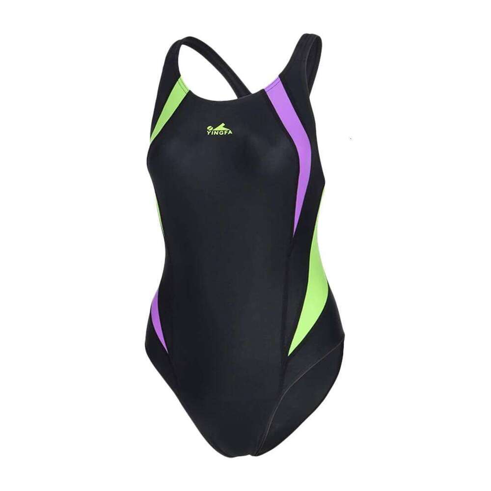 YINGFA Professional Training Competition Racing Backless One Piece Swimsuit Chlorine Resistant Women Swimwear