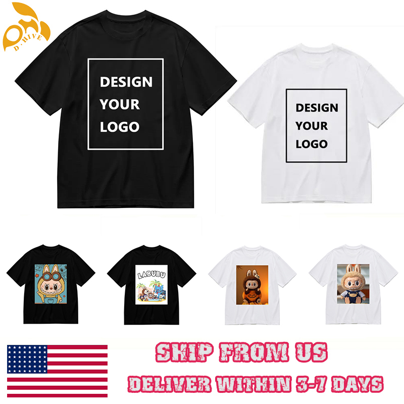 Free Shipping Designer Oversize LABUBU Men's Women's shirt Short Sleeve Round neck Professional Customized tees outdoor breathable cotton Fr
