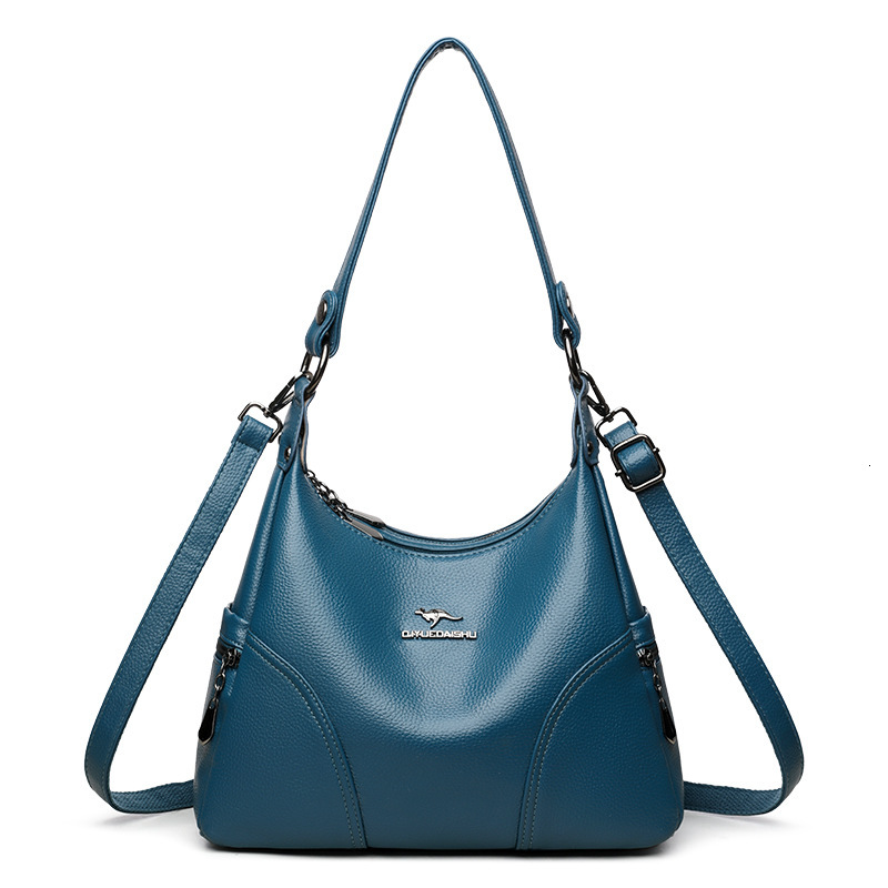 Free Shipping Trade 2025 Luxury High-end Single Shoulder Designer Crossbody Bag Fashionable Middle-aged Mom Women's Bag Simple Versatile Underarm
