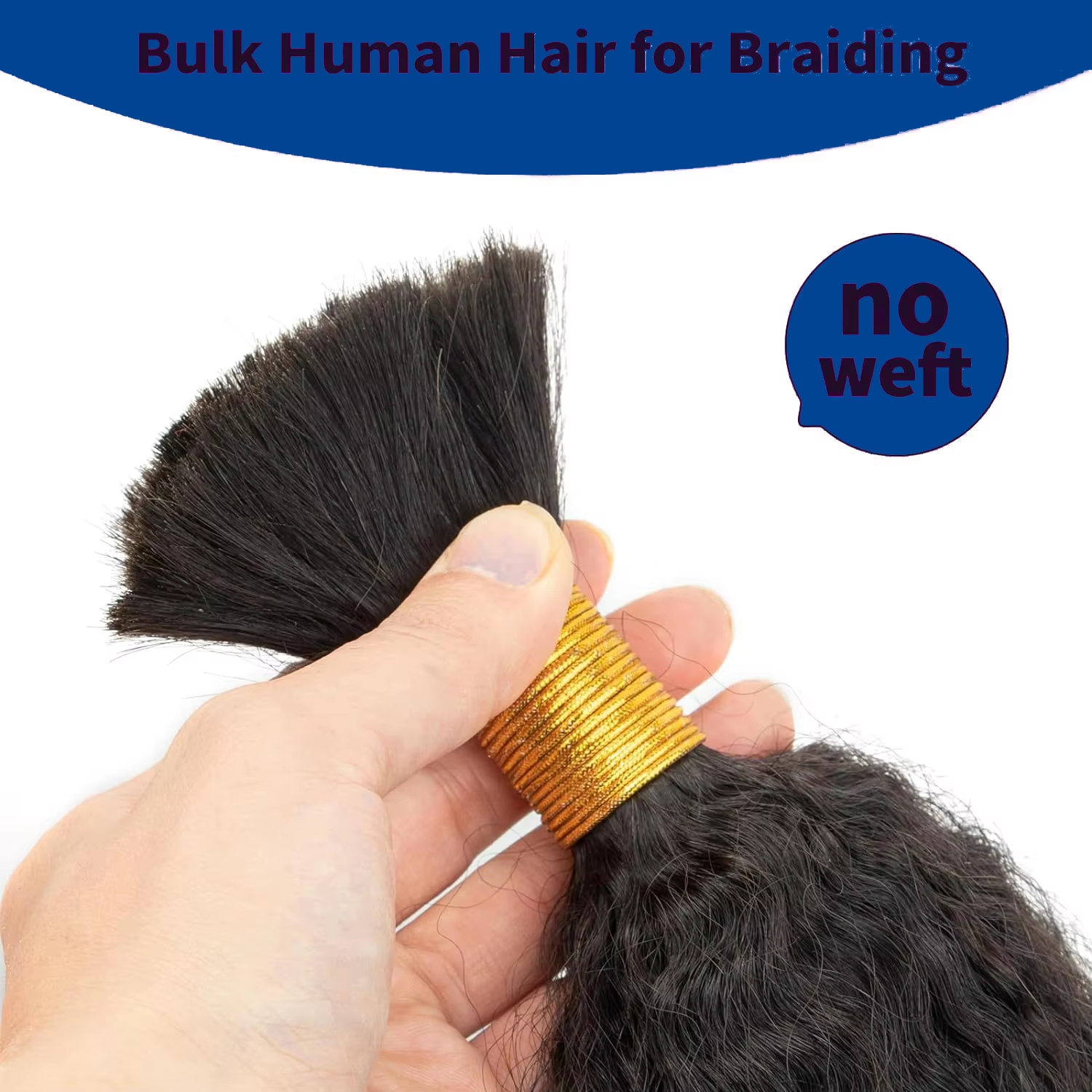 8-26 Inches Really Human Bundles Bulk Hair For Braiding Kinky Curly Hair Bundles 100% Human Hair Boho Braids Bundles Natural Black 1/3/4 Bundles Yaki 