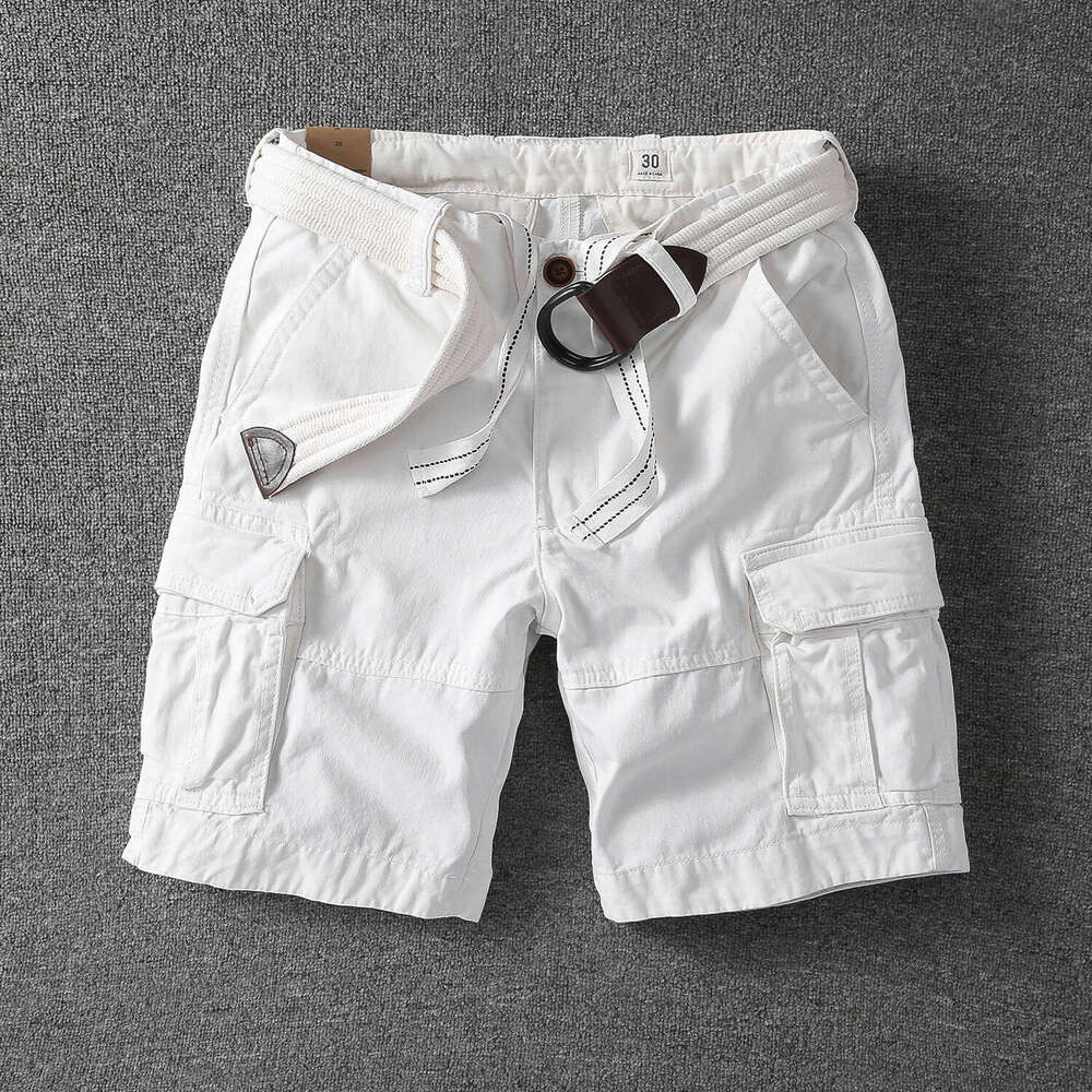 Summer American Style Multi-Pocket Camouflage Cargo Ins Trend Thin Casual Loose Fit Versatile Mid-Length Shorts B5
