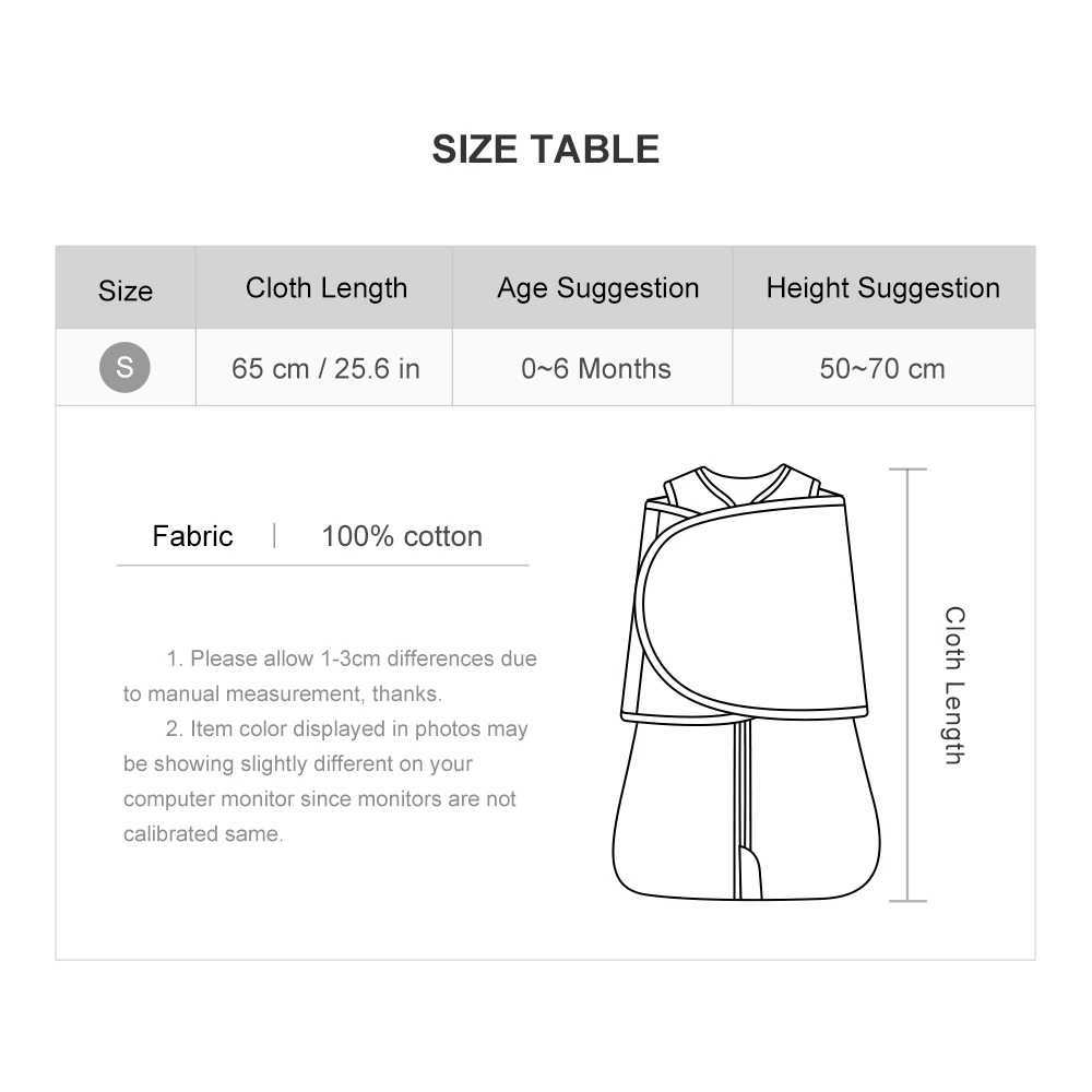 100% Cotton Sleepsack Swaddle 3-Way Removable Adjustable Wearable Blanket Cartoon Dinosaur 0-6 Months Baby Sleeping Bag Tog1.0 y250610B9UI