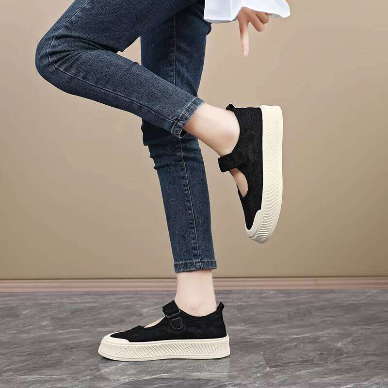 Large Size Hot-selling Fashionable and Versatile Women's Casual Summer Hollow Breathable Shoes
