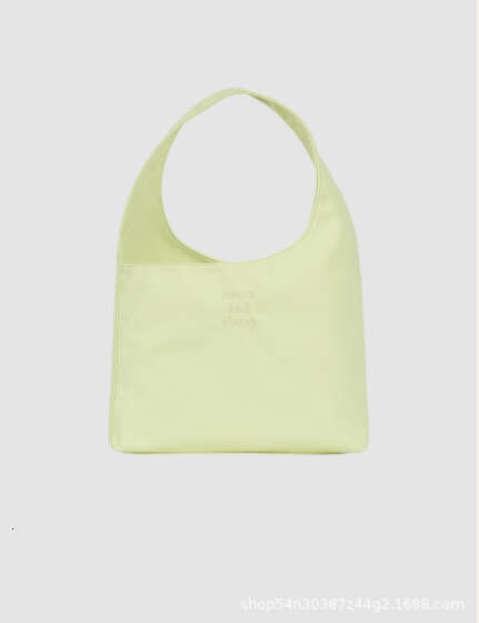 Korean Niche Brand 2025 Summer New Mucu and Ebony Large Capacity Shoulder Tote Underarm Bag
