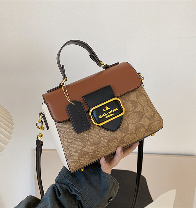 Free shipping designer premium handbag for women 2025 new French niche fashion design single shoulder handbag versatile crossbody bag black