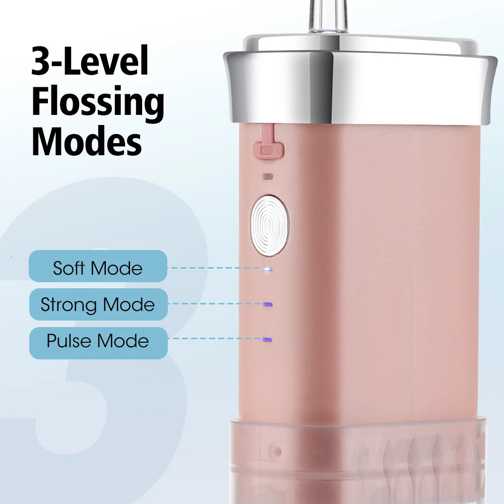 Oral Irrigator Portable Rechargeable Powerful Battery Life Water Teeth Cleaning Stick For Home TravelWater Flosser Teeth Pick 250605