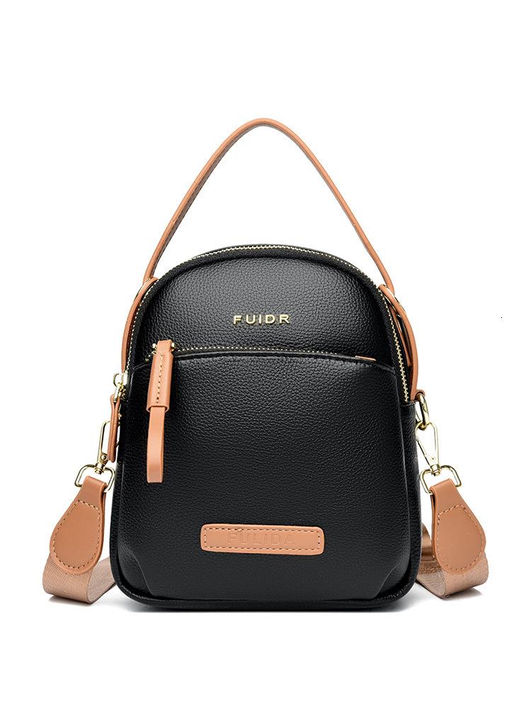Free Shipping Luxury Women's Crossbody Bag 2025 New Genuine Leather Coin Designer Purse Handbag Phone Bag Versatile Fashion Single Shoulder Small