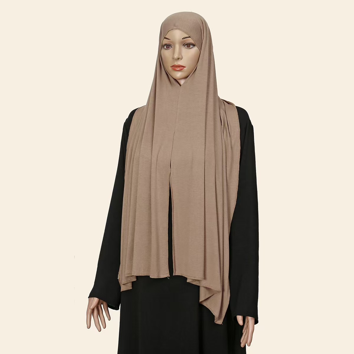 T930 new mercerized cotton equal length lazy headscarf Arab Malay ladies sweat cloth shawl scarf