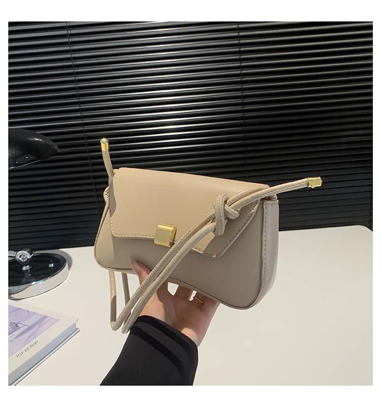 Free Shipping New Designer Bag For 2025 High-end Bag Women 2024 French Baguette Retro Handbag Underarm Luxury Wallet Stylish Girl Shoulder Crossbody S