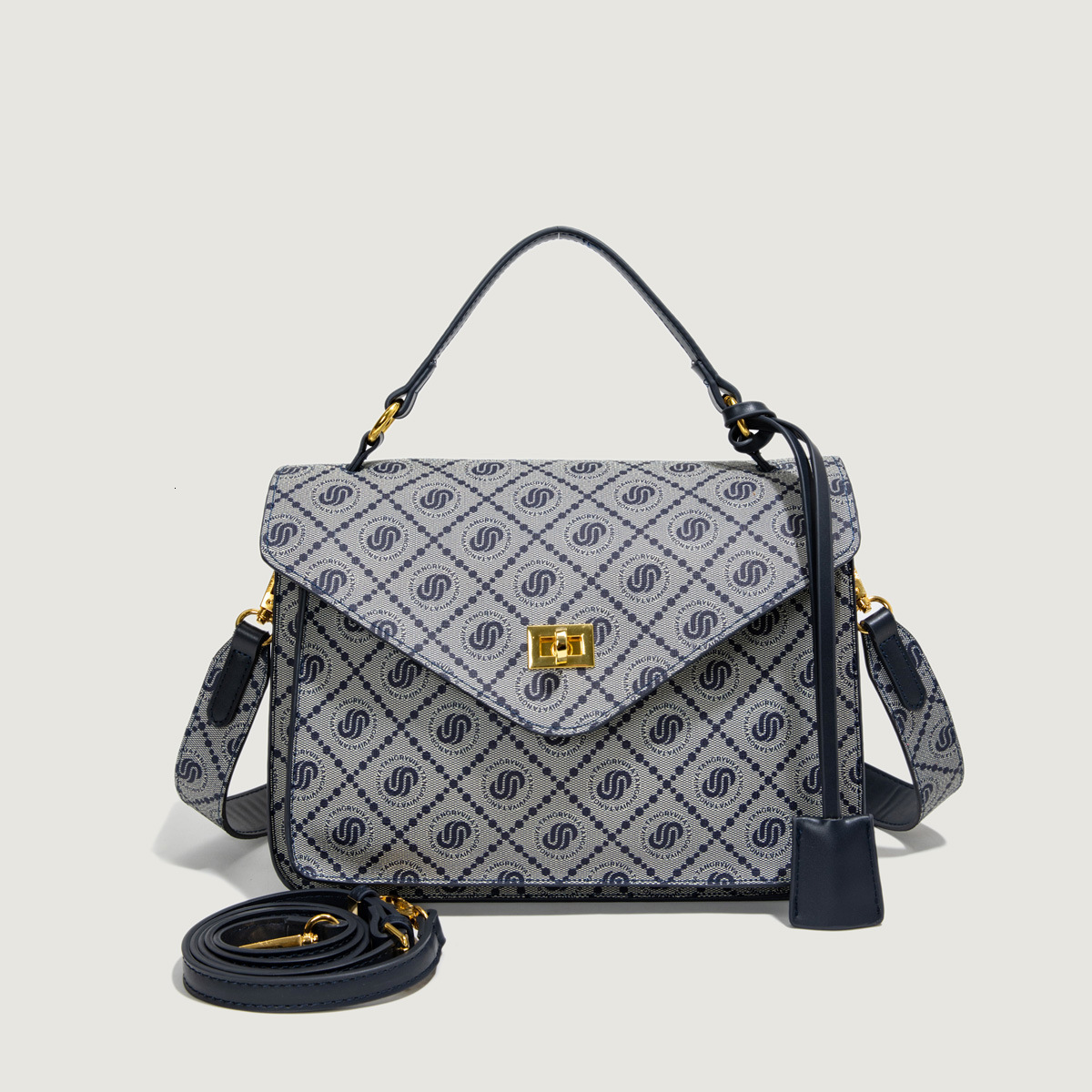 Single Shoulder Spring Summer Hot Sale Colorful Print Messenger Korean Style Elegant Versatile Women's Large Capacity Commuter Bag