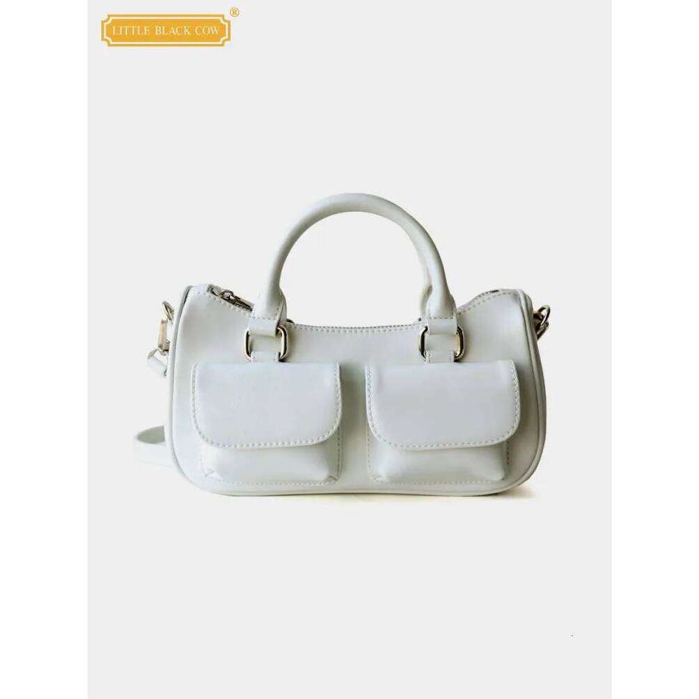 Retro Ladies New Office Split Leather Trendy Versatile Messenger Bag Handheld Single Underarm Shoulder Crossbody 2025/06/10