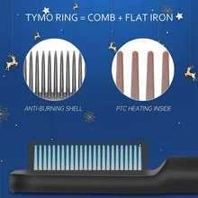 2pcs Electric Hot Comb Professional Quick Heated Hair Straightener Professional Negative Ion Hair Straightener Hair Straightener W250610