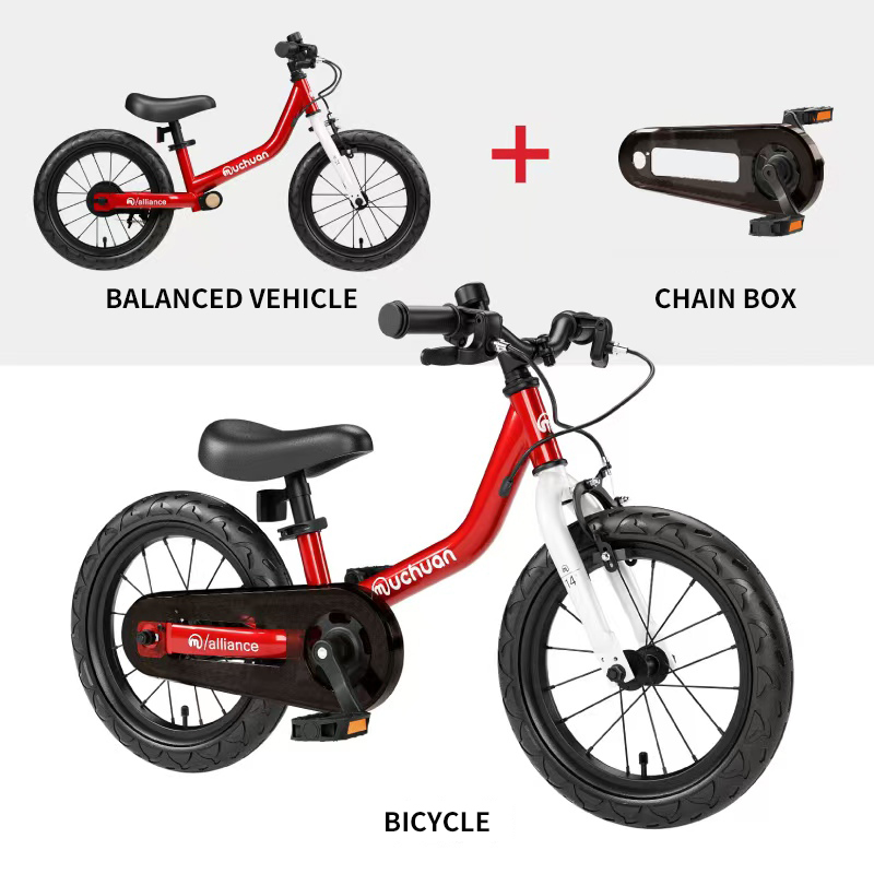 2 in 1 balance bike by Muchuan with iron frame suited for children aged 2 4 to 6 years as riding toy
