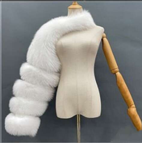 2023 New Autumn Winter Women Faux Fur Long Sleeve Shawl Coat