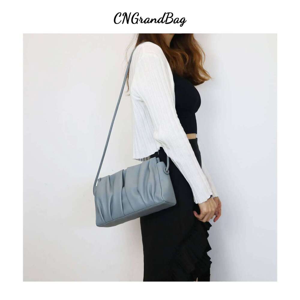 New Arrivals Genuine Leather Pouch Cloud Fashion Women Clutch Designer Ladies Crossbody Shoulder Bag Top Quality Handbag