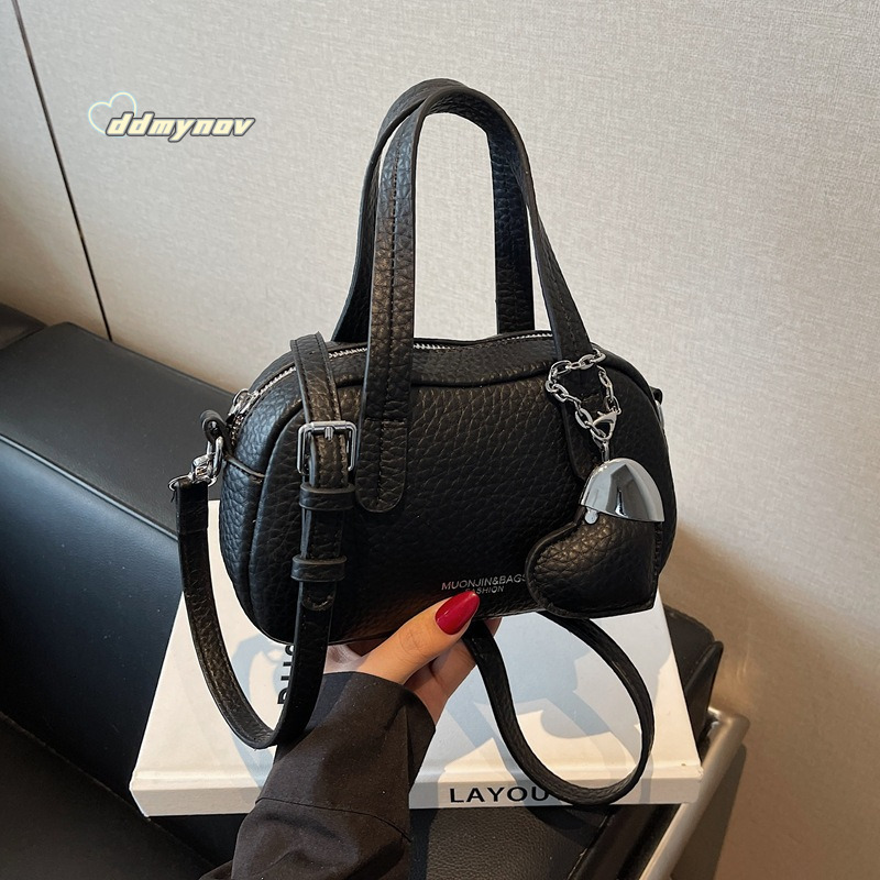 Trendy Handbag for Women 2025 Spring Summer New Fashion Versatile Fashionable Lychee Pattern Shoulder Crossbody Underarm Bag ddmynov