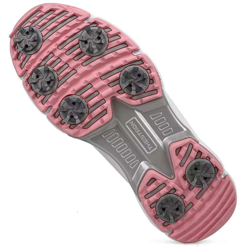 Latest High Quality Women Golf Hot Selling Fashionable Style Leather Upper Zipper Sport Shoes