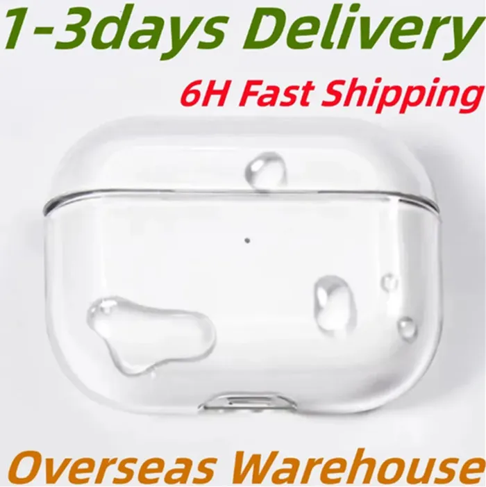 Best ANC for AirPodspro 2 3 4 Bluetooth Headphone Earbuds Accessories Transparent TPU Silicone Case Noise Cancelling Pods Max Headset Cover Case