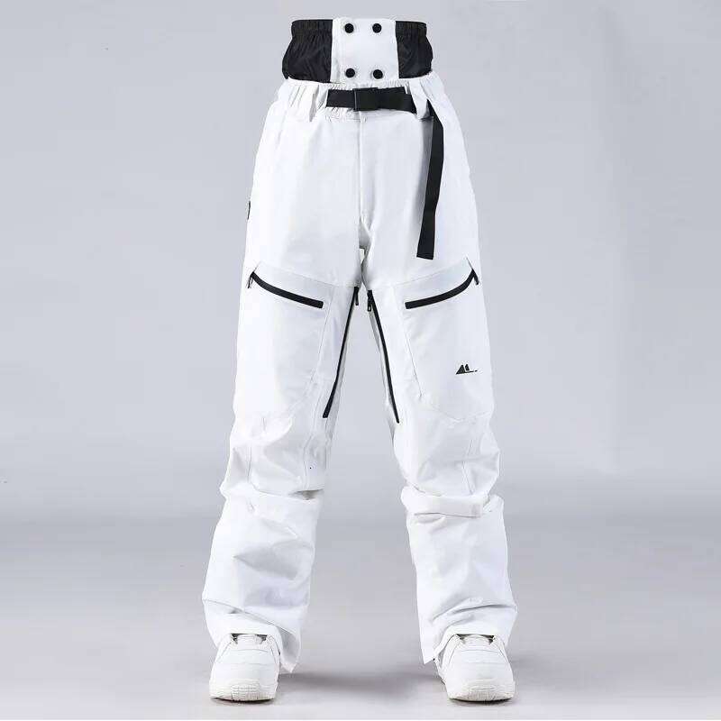 2025 New Outdoor Sports Windproof Waterproof Warm Breathable Cotton Single/Double Board Ski Casual Pants