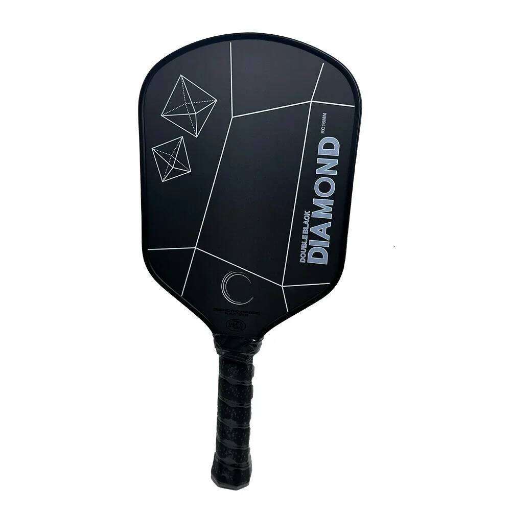 New Double Black Dia RC16mm PINK/White DBD Thermoforming T700 carbon fiber Pickleball Paddle Approved by USAPA