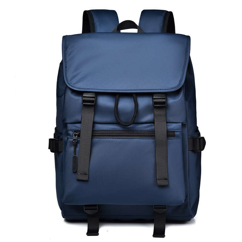 New Men's Large Capacity Lightweight Fashion Business Laptop Bag Simple Double Shoulder Commuter Backpack