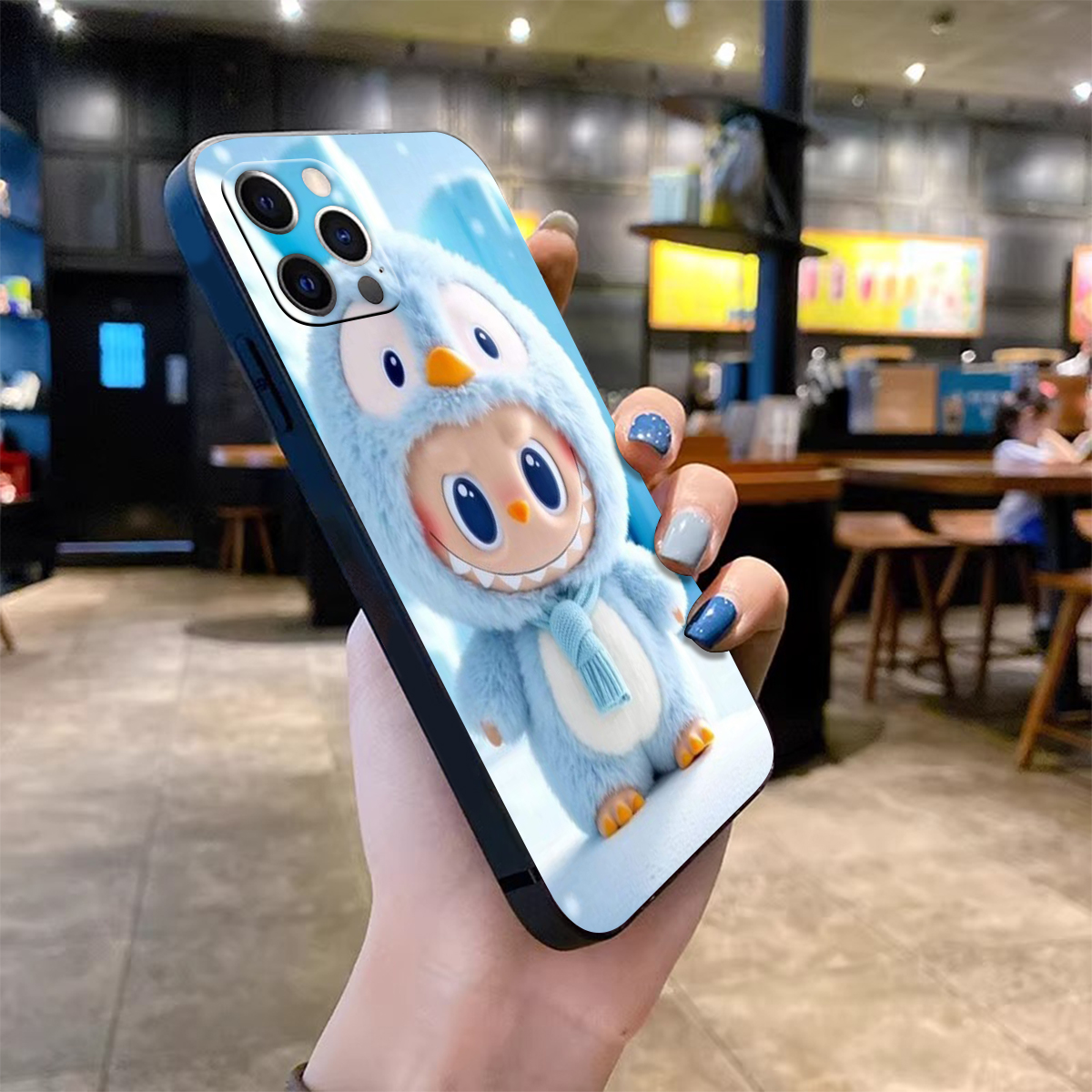 Labubu Cartoon Design Protective Case for Multiple Samsung Models - Durable Phone Cover