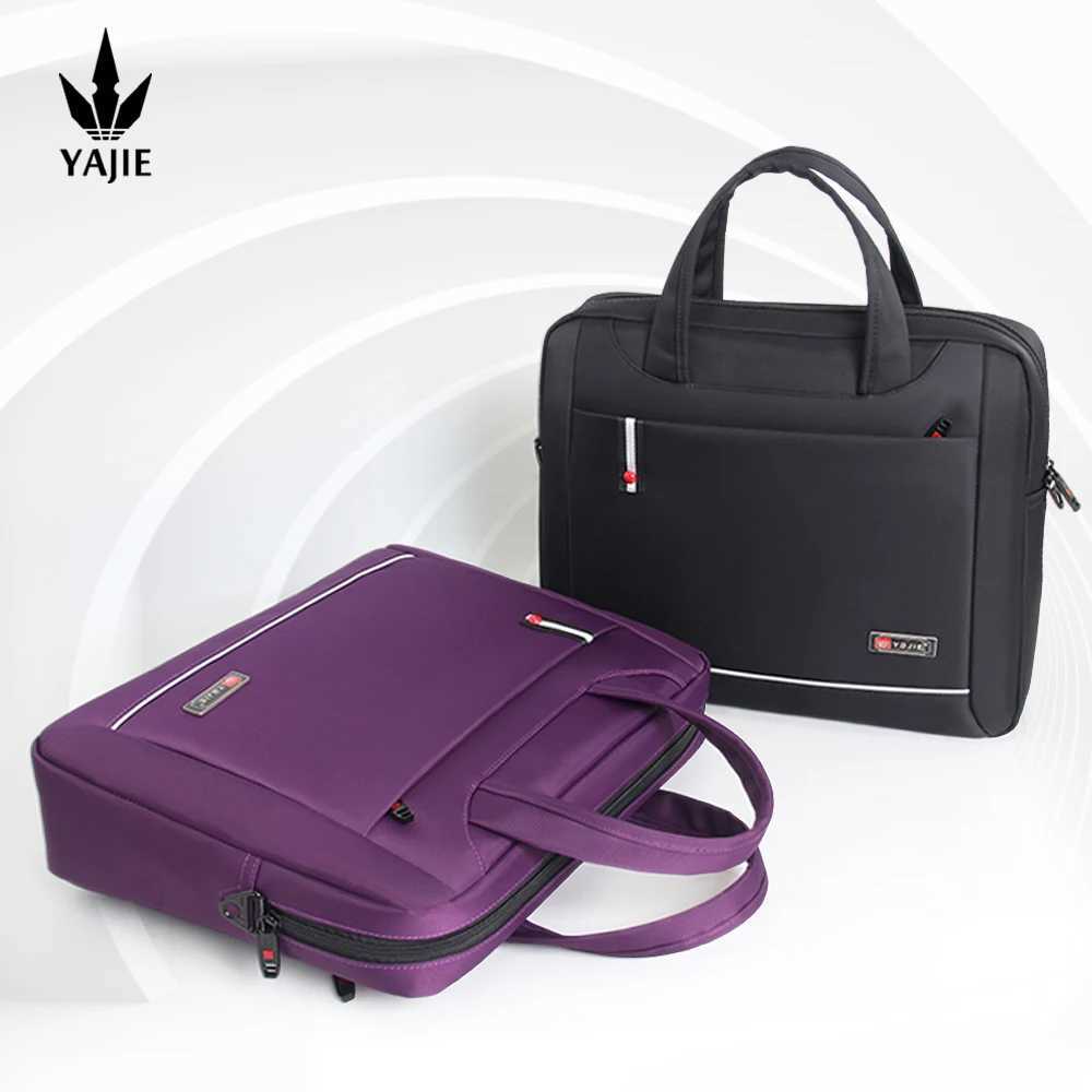 Large capacity briefcase bag Business men 14 inch Laptop Notebook Bag canvas Handbags Shoulder Mens Office Bags Oxford Fabric W250610