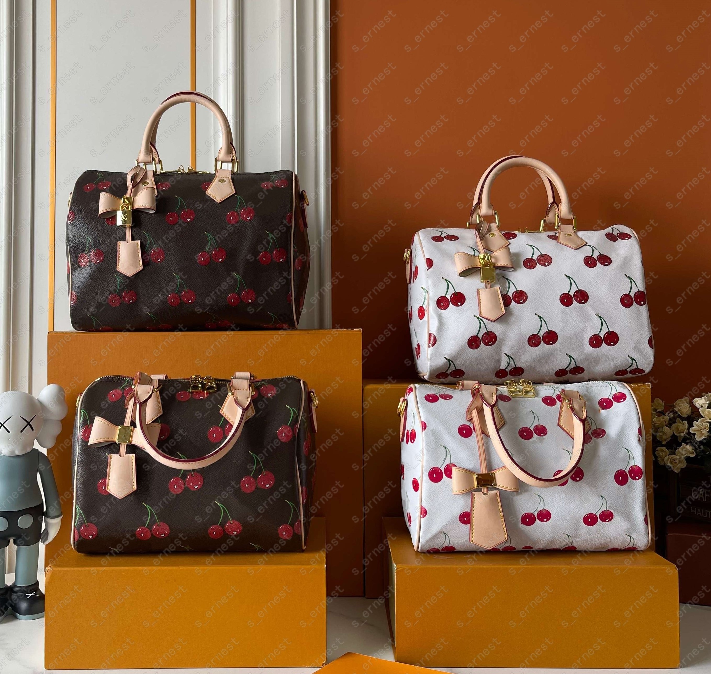 Fashion classic luxury brand Women's Luxury Designer cherry Pillow Bag Women's Handbag Shoulder Bag Crossbody Bags Purse Tote bag