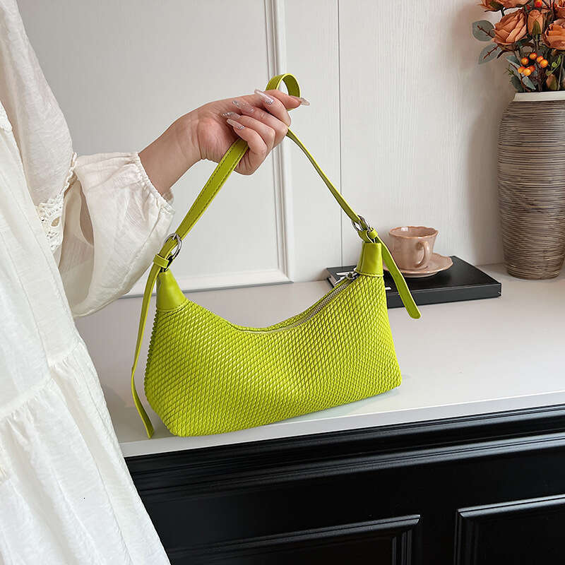 High-Quality Texture Underarm for Women 2024 New Trendy Fashion Casual Pleated Handbag Shoulder Crossbody Bag GUHUISHU