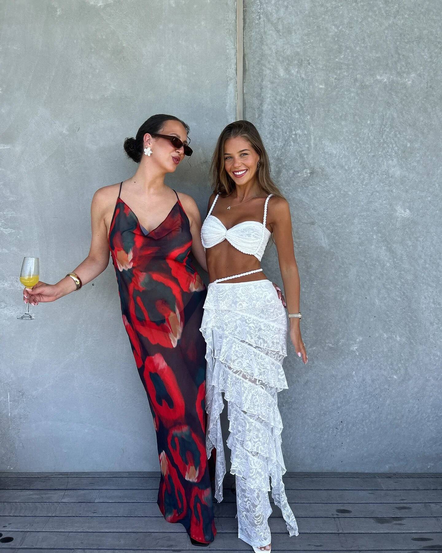 2025 New Sexy White Lace Long Skirt And Bikini Women 3Pcs Slipt Swimsuits Set Fashion Lady Biquini Swimwear Holiday Beach Outfit