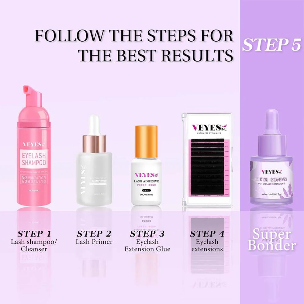 VEYES 10ml/15ml Superbonder Lash Super Bonder Customize Eyelash Extension Accelerate Super Bonder