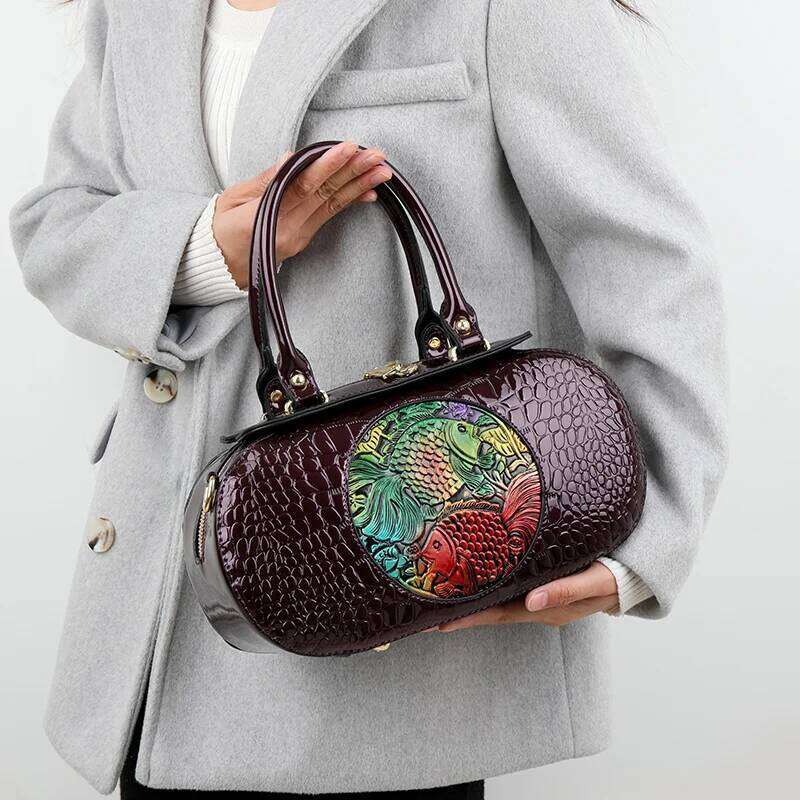 Designer Women Shoulder For Girls Glossy Small Handbag Office Portable Phone Bag New Sacs De Luxe Pour Femmes