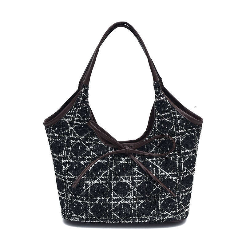 New Niche PU Tote For Women, Fashionable Strap Bowknot Handbag, Elegant Commuter Shoulder Underarm Bag