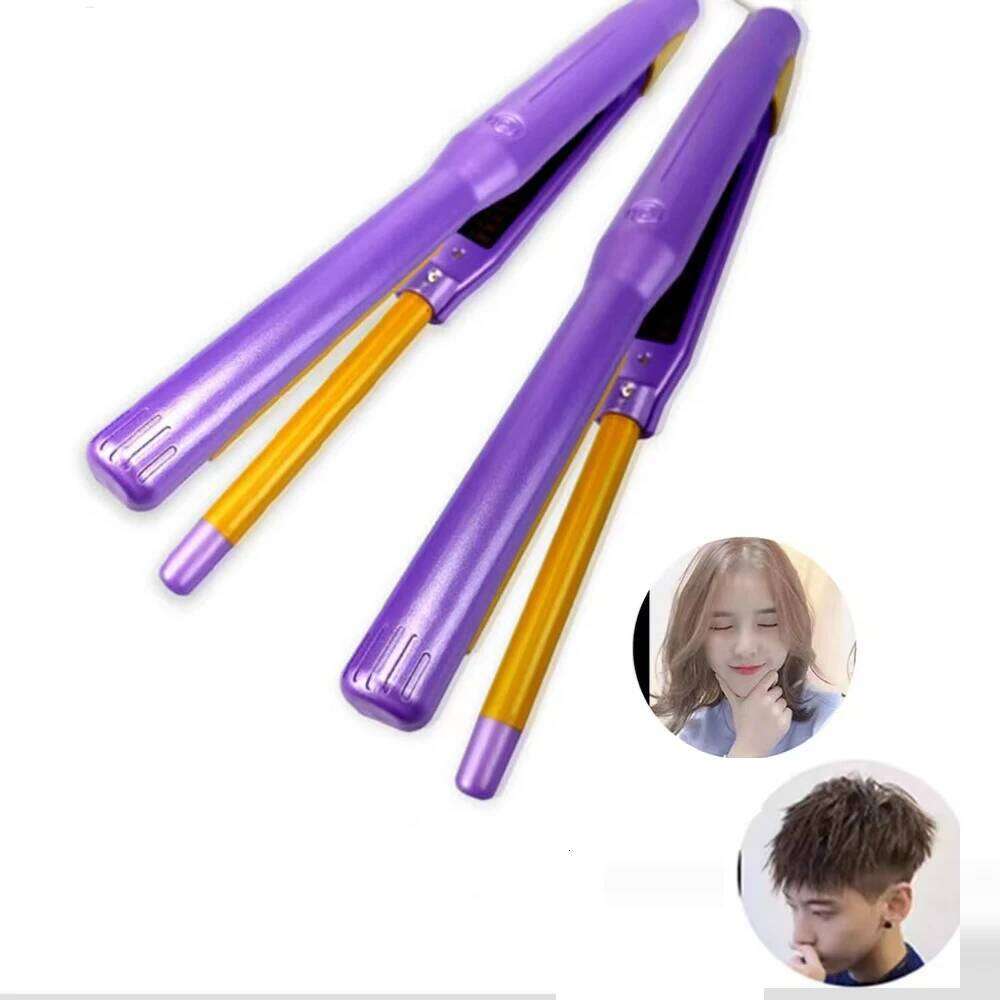 High Top Fluffy Pad Root Wavy Multi-function Round Electric Curling Iron Hair Straightener Tool