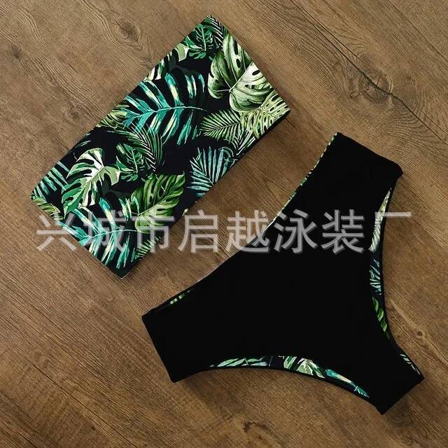 2022 Swimwear Swimsuit Women Print High Waist Bikini Set Bathing Suit Female Beach Wear Biquini