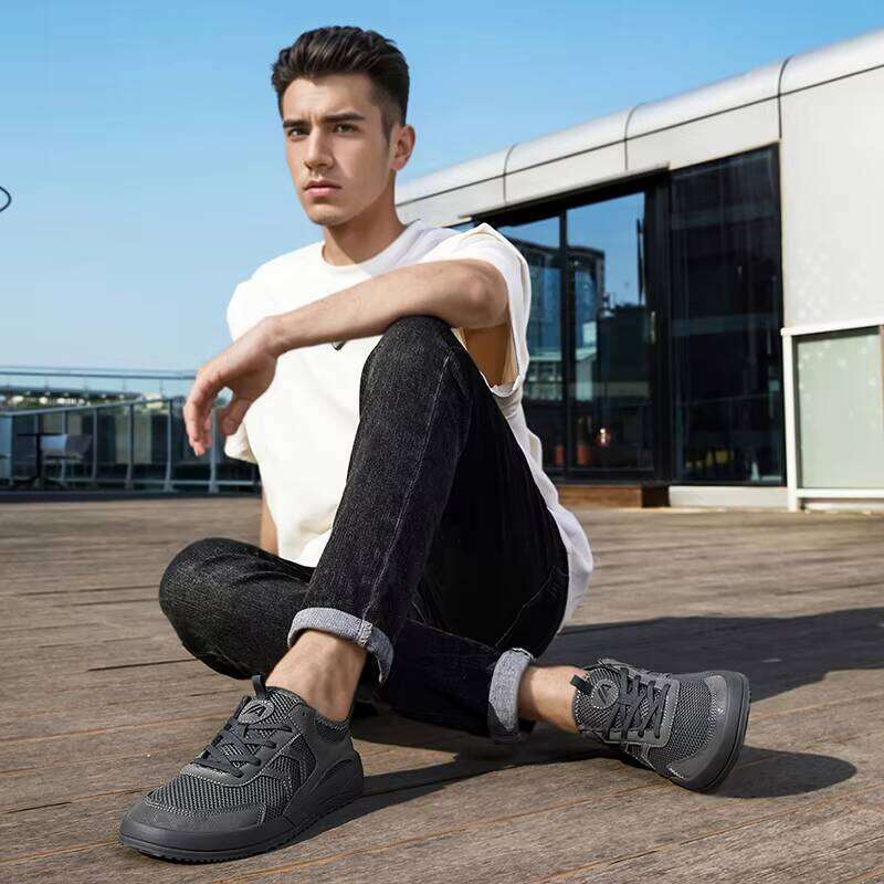 Hot Selling Outdoor Fashion Men's Big Size Walking High Quality Sport Sneakers Wide Toe Shoes