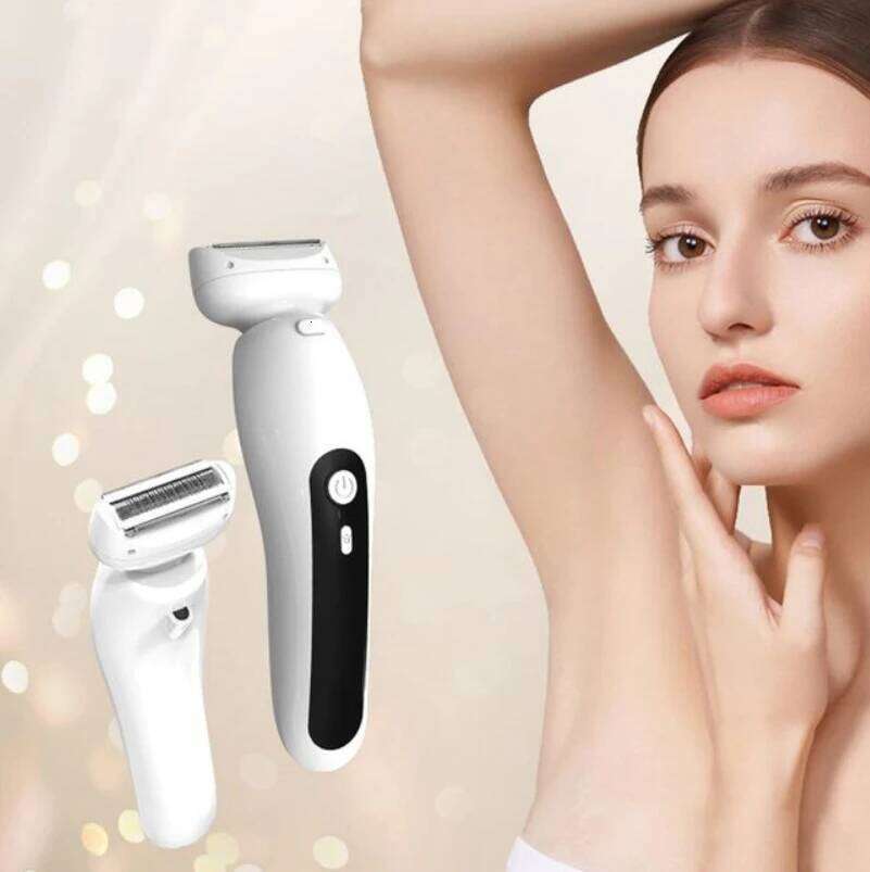 Razor 2-in-1 Trimmer For Women Painless Electric Shaver Removal Hair Face Legs Arms Armpit Bikini Underarm Arm