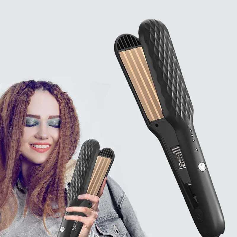 Hair Iron 3D Hair Crimper Professional Volumizing Curling Iron Corn Perm Fluffy Splint Flat Iron Hair Styling Tools W250610