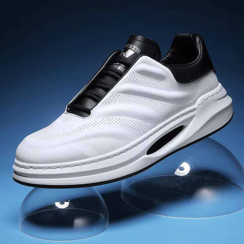 Fashion New Versatile Breathable Leather Casual Men's Sports Shoes Sneakers