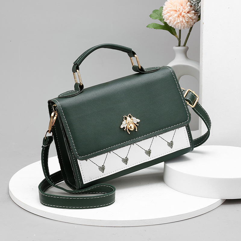 Free Shipping 2025 New Designer Bag Cross-border Fashion Bee Handbag Luxury Wallet Korean Fashion Women Shoulder Width Handbag High-quality Shopping B