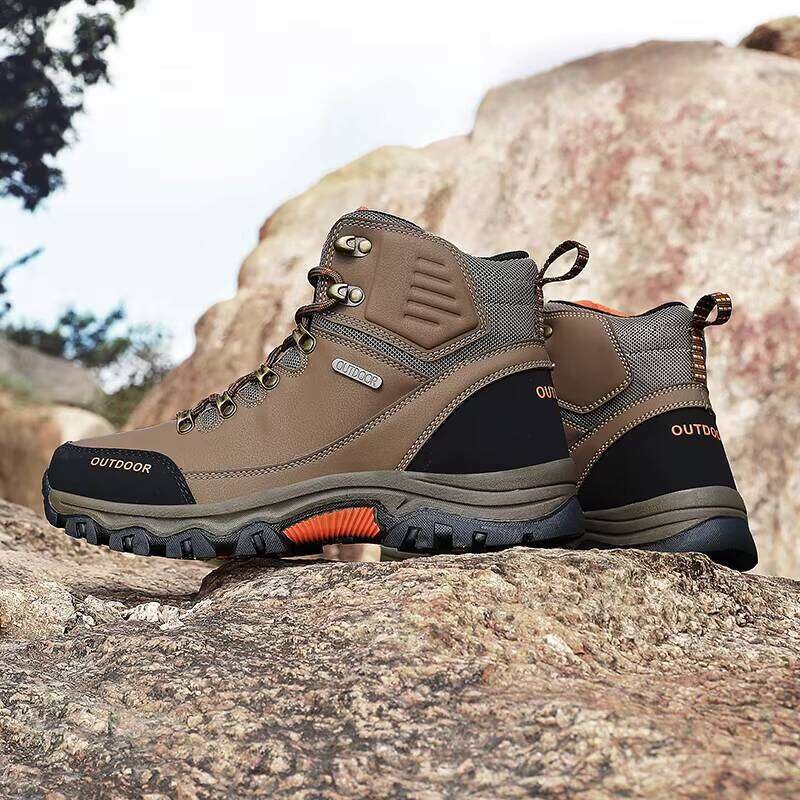 New High-quality Men's Hiking Outdoor Fashion High Top Sports Breathable Walking Shoes for Men
