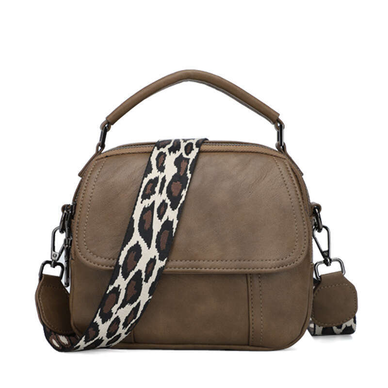 Spring New Women's Shoulder Crossbody PU Handbag Small Square Bag