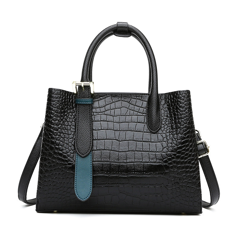 Handheld Texture Versatile Crocodile Pattern 2025 New Fashion Trend Large Capacity Single Shoulder Women's Crossbody Bag