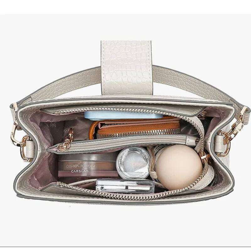 2025 New Handbag High Quality Shoulder Genuine Leather Women's Fashion Bucket Crossbody Bag 2025/06/10 2025/06/10