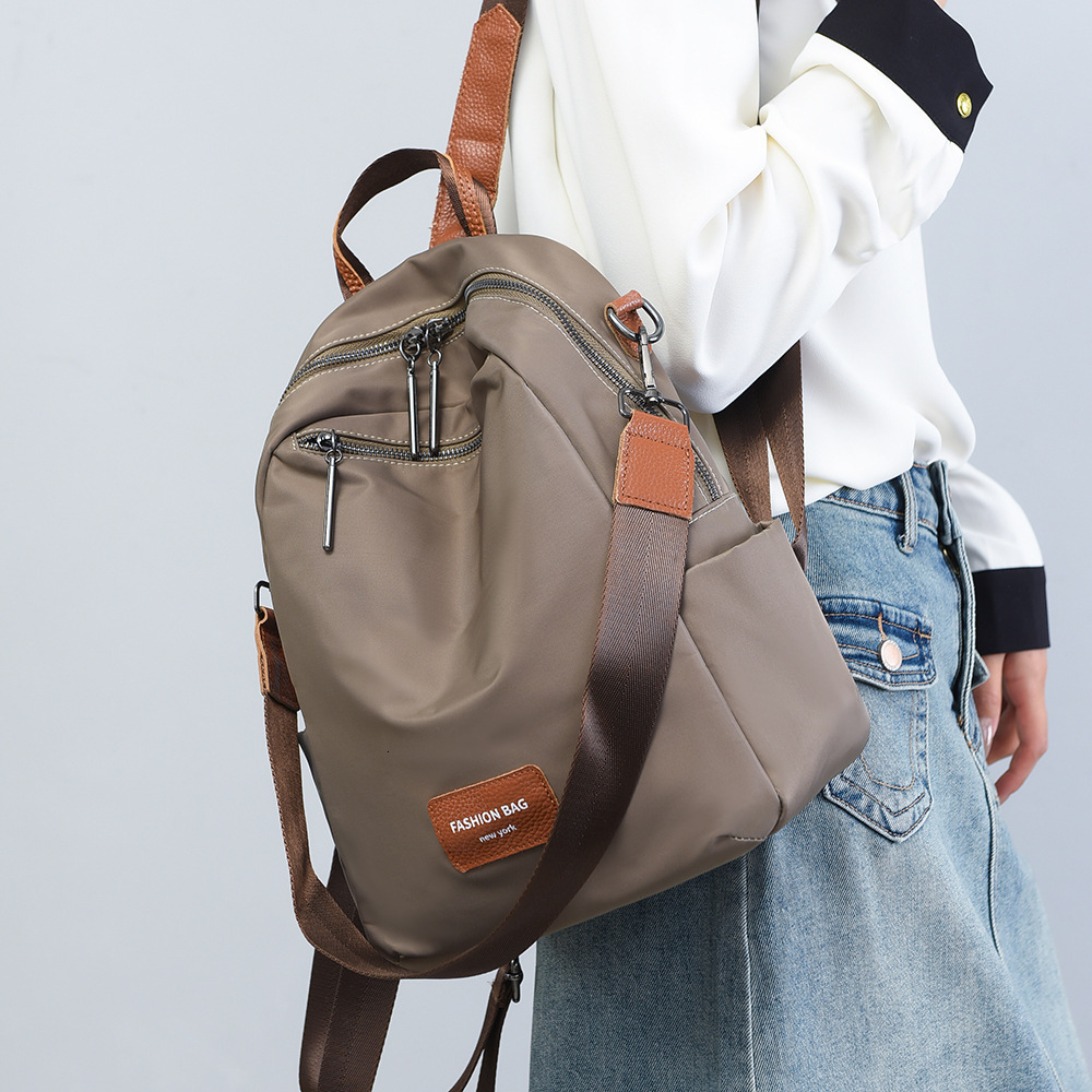 2025 New Oxford Cloth Women's Lightweight Waterproof Large Capacity Travel Backpack