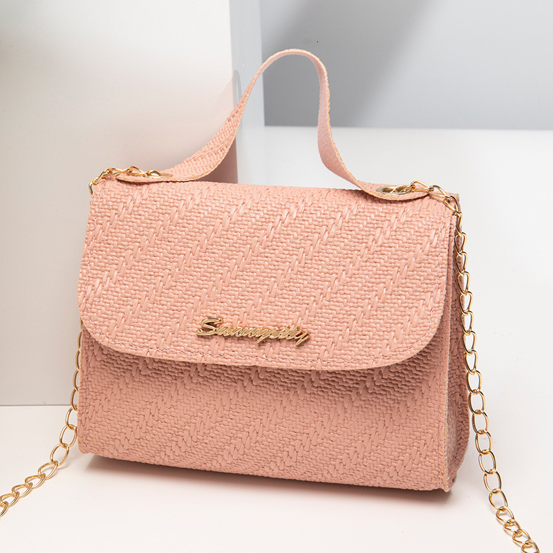 Free Shipping New Designer Bag For 2025 Casual Small Square Bag Luxury Wallet Women's Wholesale Simple Handbag Embossed Chain Cross-border Bags