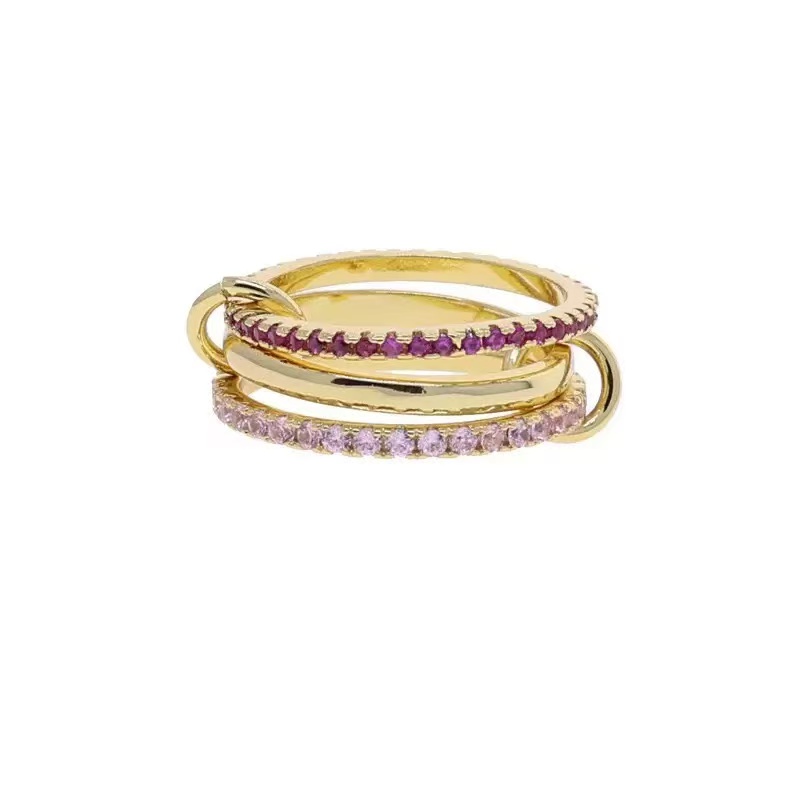 Designer Band Ring - Halley Gemstone with Spinning Motion by Spinelli Kilcollin