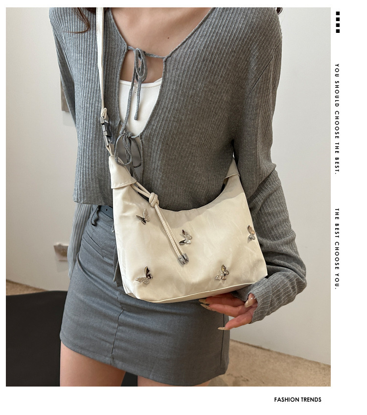 Free Shipping New Designer Bag For 2025 Work Handbag Women Trendy Fashionable Shoulder Bag Luxury Wallet Summer Crossbody Butterfly